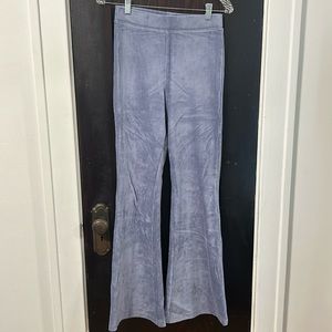 Gray wide leg pants